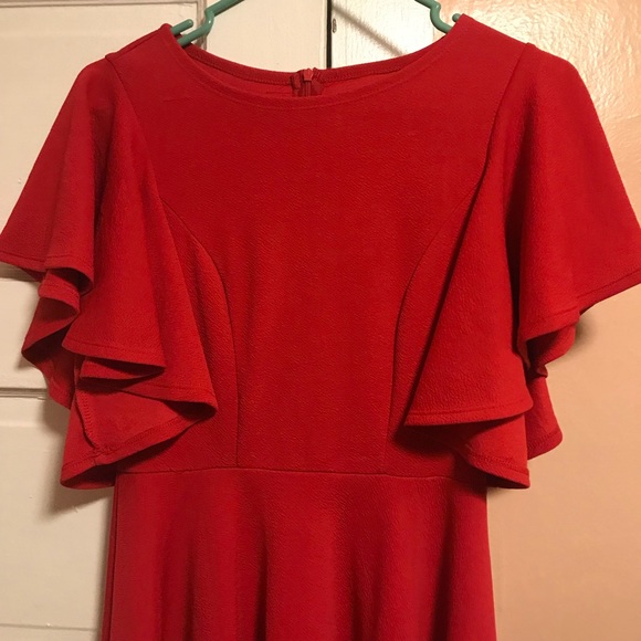 Stretchy ALine Flared Skater Cocktail Party Dress - Picture 7 of 8